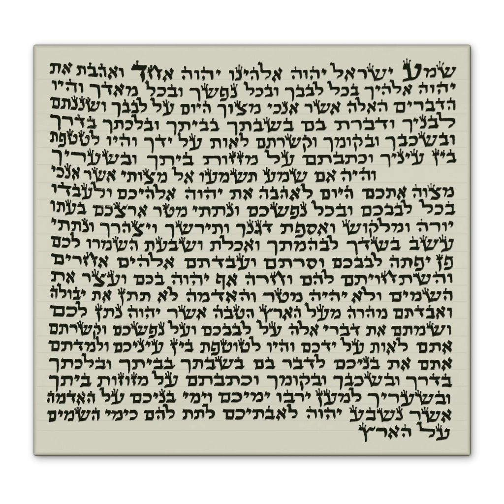 Sefardi Mezuzah Scroll