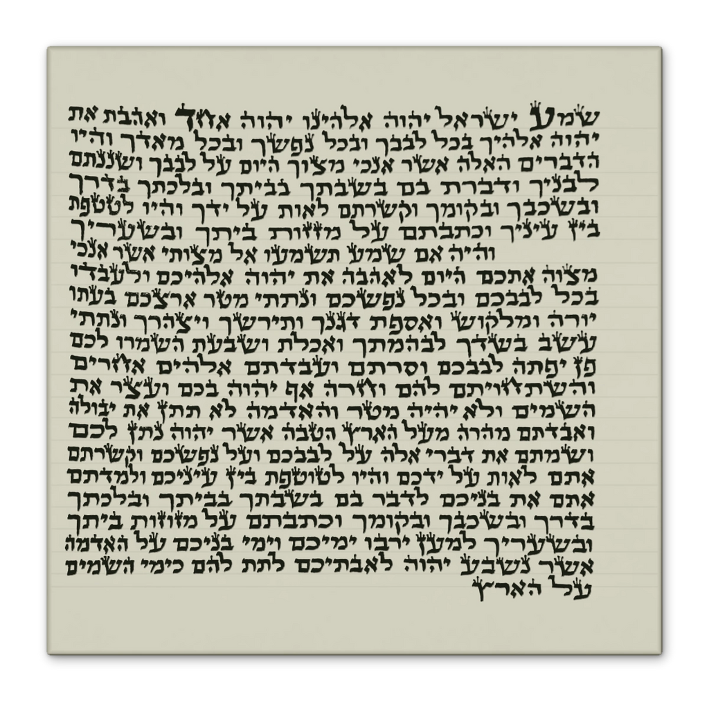 Sefardi Mezuzah Scroll